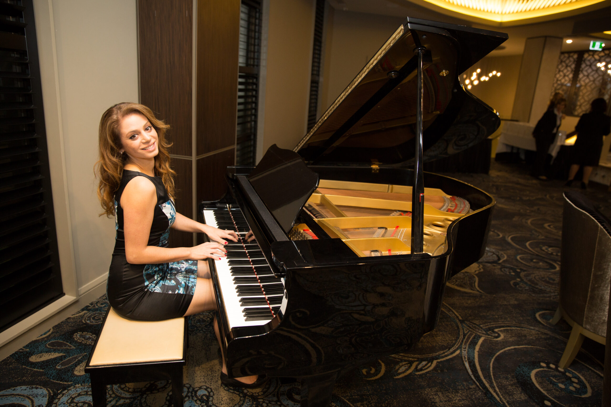 Annie Z Music lobby lounge piano Canada Bay